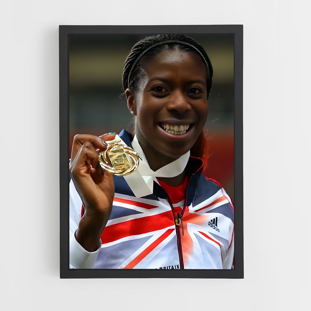 Poster L'Éclat Olympique – affiche Athlétisme (vue 2)